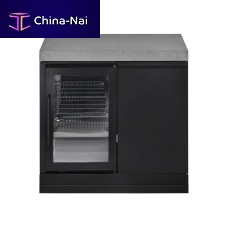 Self-supporting kitchen unit on casterswith drawerfor outdoor kitchen