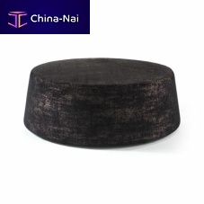 Contemporary ottoman Olli Maxvelvetwoolleather