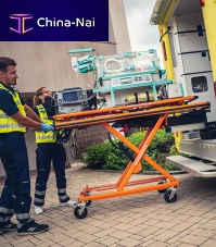 Transport stretcher trolley Vivera Neotichydraulicheight-adjustablewith adjustable backrest