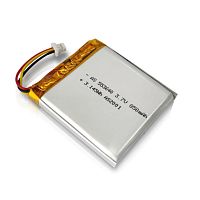 Lithium-polymer battery AS-553640rectangular3 VUL