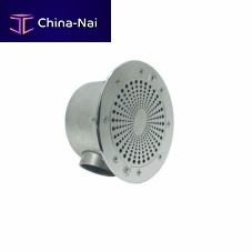 Plastic floor drain for swimming poolgratedround
