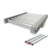 Roller conveyor horizontaltransporthandling