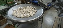 Packaging line turntable for the food industry