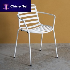 Contemporary chair STREET outdoorwater-resistant fabriclacquered steel