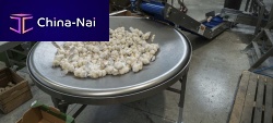 Packaging line turntable for the food industry