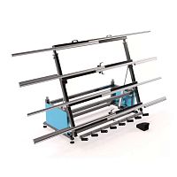 Metal workbench PWB 4100 door