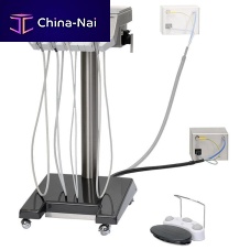 Dental delivery system on casters L2D2-CART-SK4-instrument