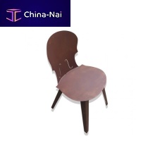 Contemporary chair MUSIC indoorCOR-TEN® steelsteel base