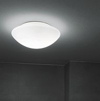 Contemporary ceiling light JESOLOroundblown glassmetal