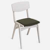 Contemporary chair GLWR 780indoorleatherbeech base