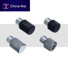 Knurled nut N7 seriescylindricalsteelstainless steel