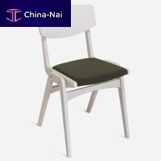 Contemporary chair GLWR 780indoorleatherbeech base