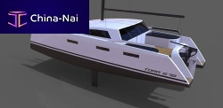 Catamaran TORR 679cruising1-cabinwith enclosed cockpit