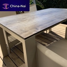 Contemporary dining table Table repasaluminiumthermo-lacquered aluminumlaminate
