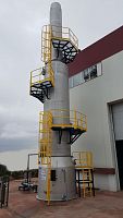 Venturi gas scrubber wetchemicalbiological