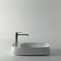 Wall-mounted washbasin 33190101ceramicwith mixer taprectangular