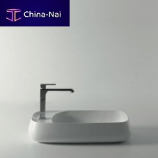 Wall-mounted washbasin 33190101ceramicwith mixer taprectangular