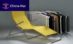 Contemporary chaise longue RESTfabricsteelcontract