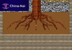 Resin flooring RONADECK ECO TREE PITtertiarytexturedstone look