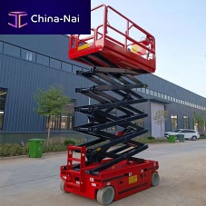 Self-propelled scissor lift platform battery-poweredoutdoorfor industrial applications