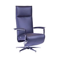 Contemporary relaxing armchair Leenoleatherwith footrestreclining