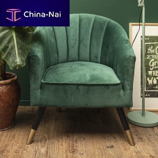 Contemporary armchair Royalvelvetbrownblack