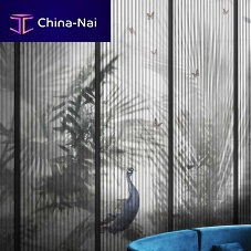 Contemporary wallpaper SUN WAYcellulose fibernatural fibernature pattern