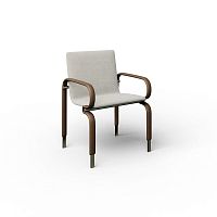 Contemporary chair Elliceindoorleatherfabric