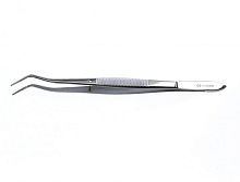 Surgical dental tweezers 16curved