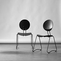 Contemporary chair FLEXindoorpolypropylenesteel base