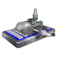 Electro-permanent magnetic chuck SQ FM EPMT seriesrectangularfor millingfor machining centers