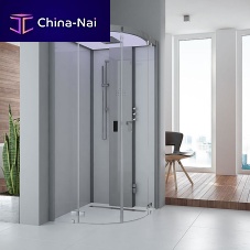 Steam shower cubicle SENSEPERIENCE: 533211Bglasswith hinged doorcurved