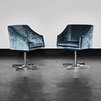 Contemporary chair MISTRALindoorfabricleather