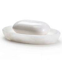 Countertop soap dish 41005 alabasterfor hotel