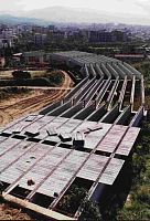 Prestressed concrete beam T 180 - V 155 - T 100- T 65 rectangularfor bridge construction