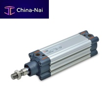 Pneumatic cylinder Awith through rodpistondouble-acting