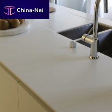 Corian® countertop IMAGE 02kitchenwhitesquare edge