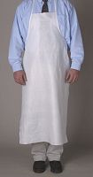 Unisex medical apron 30611polyethylenedisposablewhite