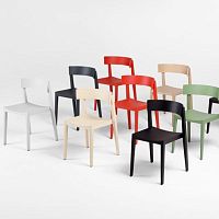Contemporary chair BIKindoorsolid woodmolded plywood