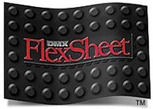 Foundation waterproofing membrane DMX FLEXSHEETrollpolyethylene