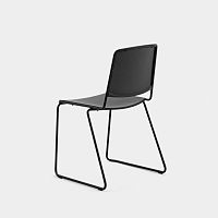 Contemporary chair VEAindoorpolypropylenemetal base