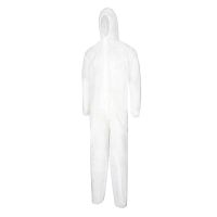 Unisex protective coveralls SPFH035disposablewhite