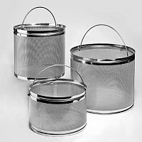 Instrument sterilization basket perforatedwire