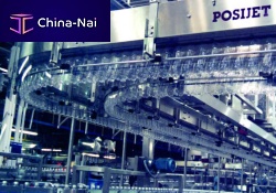 Air conveyor POSIJEThorizontaltransportfor empty PET/HDPE bottles