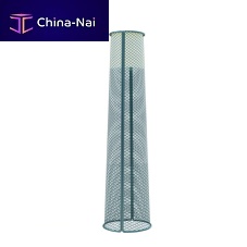 Floor-standing lamp QUIZASironzincwire mesh