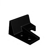 Metal glass clamp MD-02 Lfor panelsbuildingfor railing