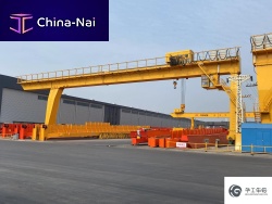 Rail-mounted gantry crane Lfor marine applicationsfor workshopsfor heavy loads