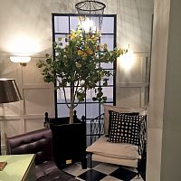 Wooden planter LUImetalsquaretraditional