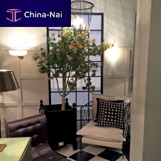 Wooden planter LUImetalsquaretraditional