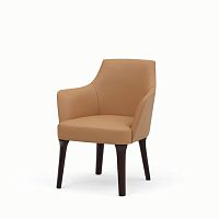 Contemporary armchair SALETTOleatherfabric